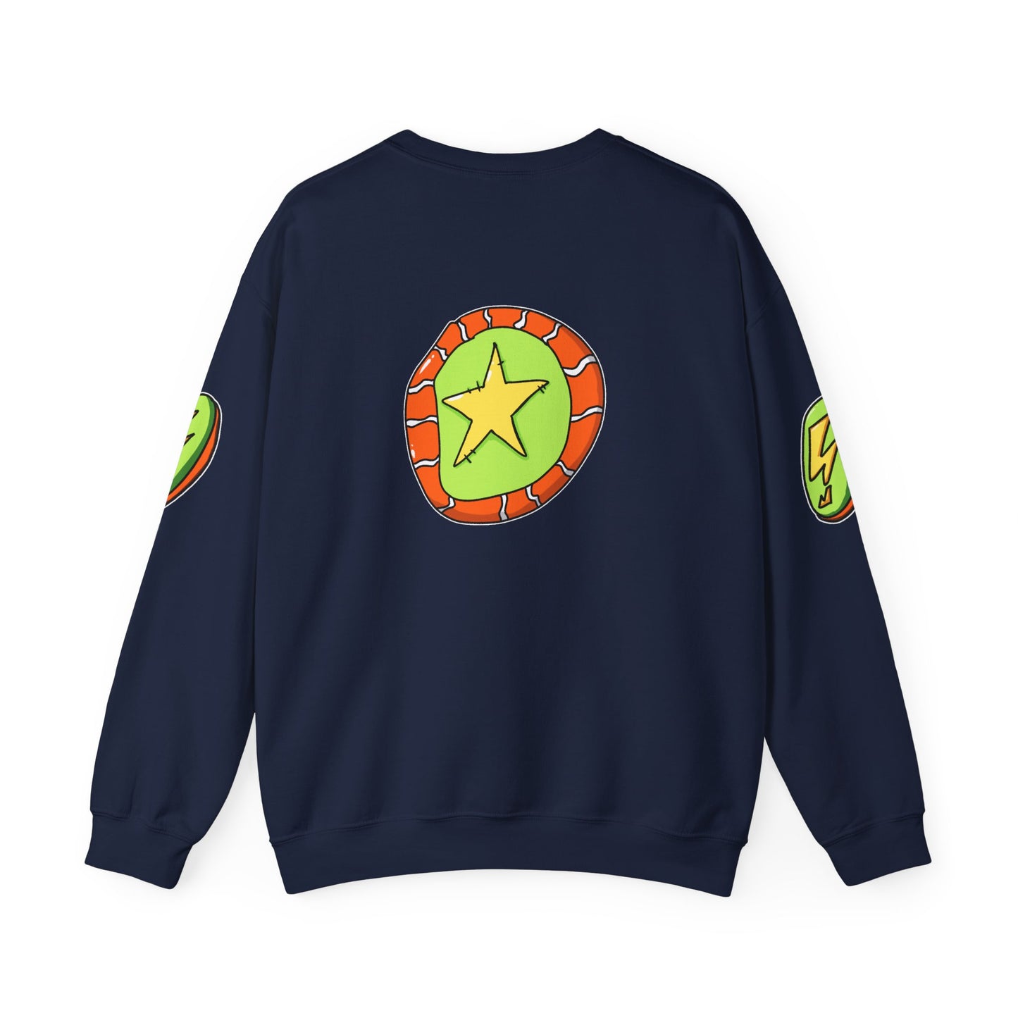 Falling Chips Star Crest Crewneck Sweatshirt