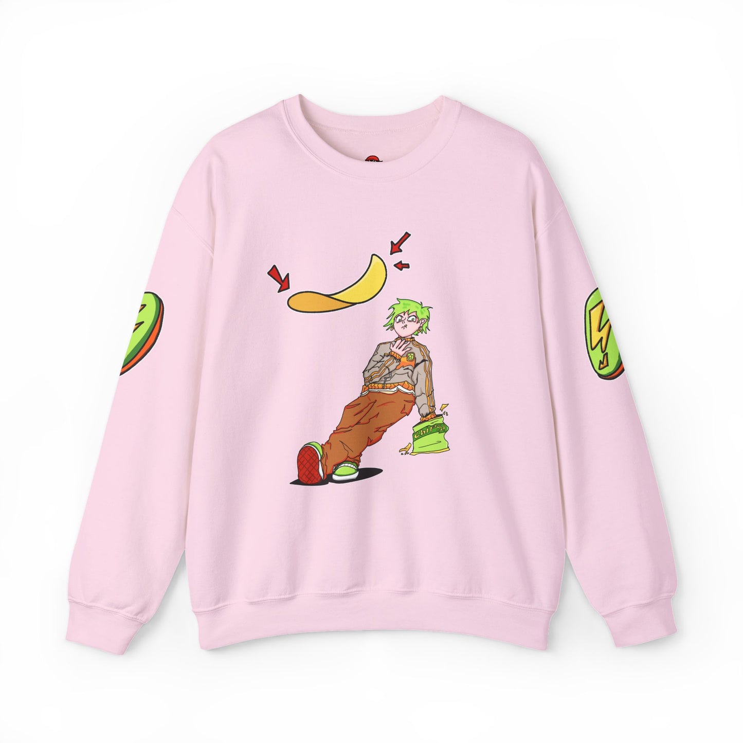 Falling Chips Star Crest Crewneck Sweatshirt