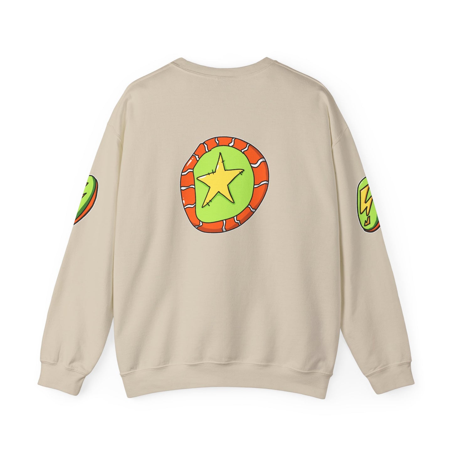 Falling Chips Star Crest Crewneck Sweatshirt